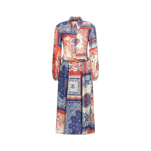 Roberto Cavalli Bandana Printed Maxi Dress