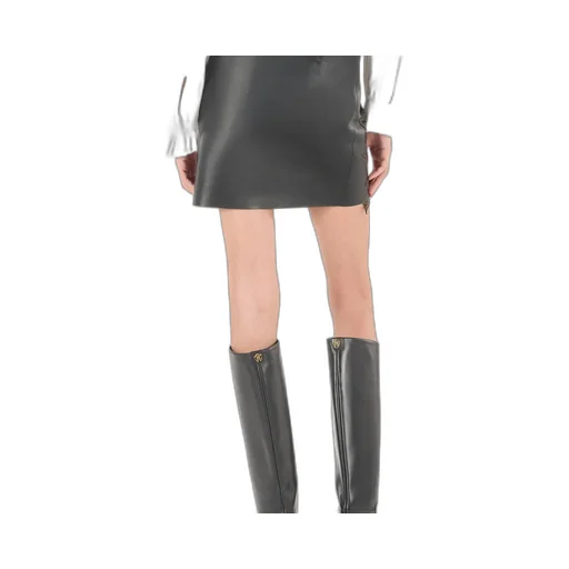 Roberto Cavalli Perforated Rose Pattern Skirt