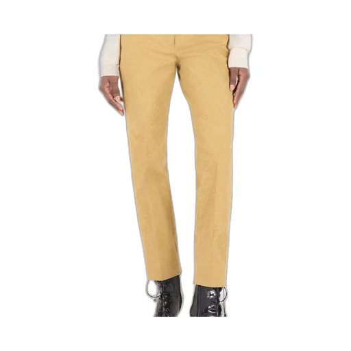 Roberto Cavalli Solid-Color Python-Printed Pants