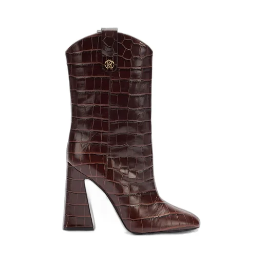 Roberto Cavalli Rc Logo Embossed Boots