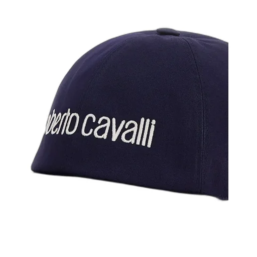 Roberto Cavalli Logo Embroidered Curved Peak Cap