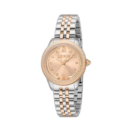 Just Cavalli Embellished Bracelet And Watch Set