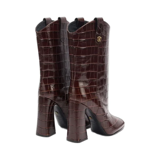 Roberto Cavalli Rc Logo Embossed Boots
