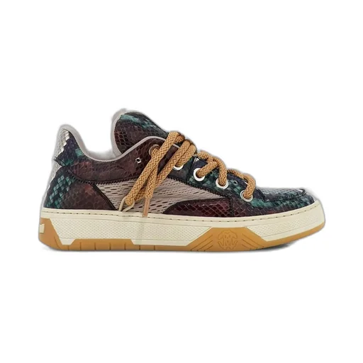 Roberto Cavalli Colorful Low-Top Sneakers