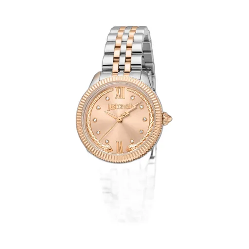 Just Cavalli Embellished Bracelet And Watch Set