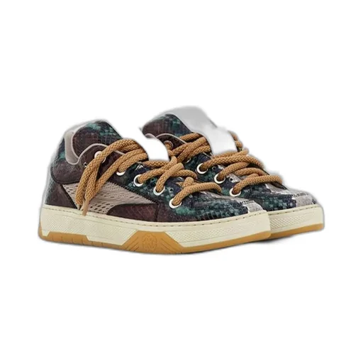 Roberto Cavalli Colorful Low-Top Sneakers