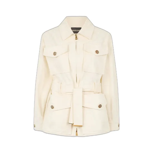 Roberto Cavalli Belt And Python Pattern Jacket