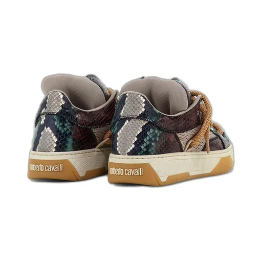 Roberto Cavalli Colorful Low-Top Sneakers