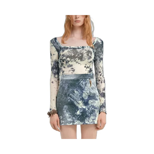 Roberto Cavalli Appaloosa Printed Top