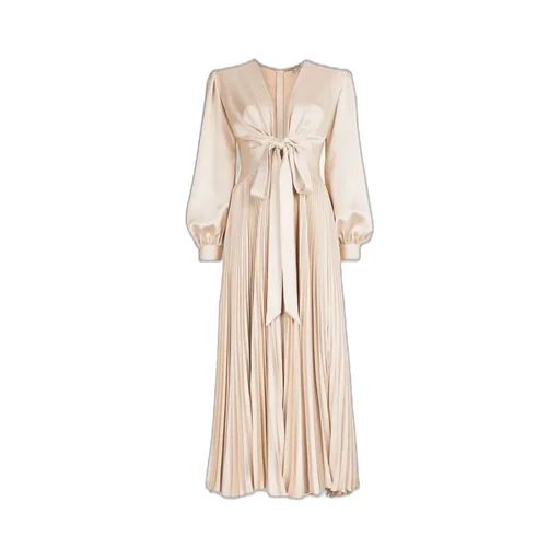 Roberto Cavalli Long Sleeve Midi Dress