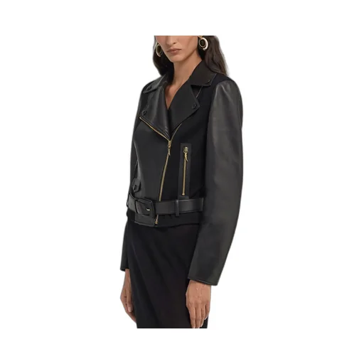 Roberto Cavalli Leather Biker Jacket