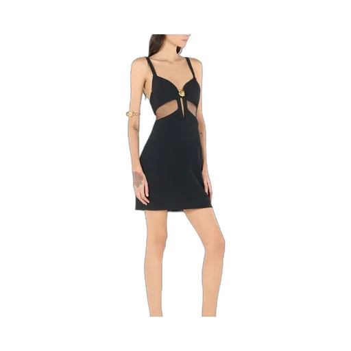 Roberto Cavalli Cutout And Tiger Mini Dress