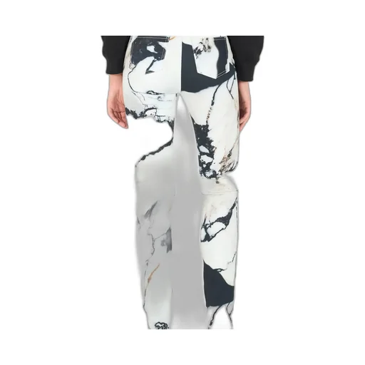 Roberto Cavalli Marble Printed Skinny Trousers