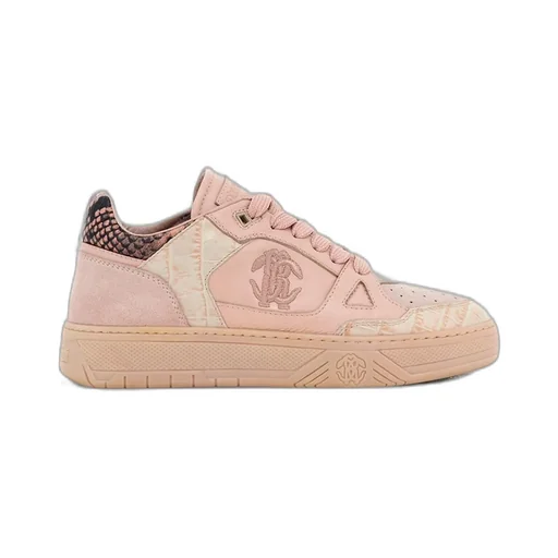 Roberto Cavalli Logo Embroidered Low-Top Sneakers