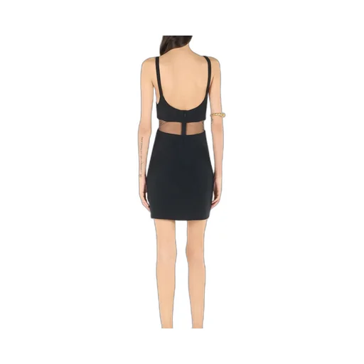 Roberto Cavalli Cutout And Tiger Mini Dress