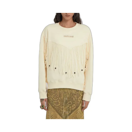 Roberto Cavalli Fringed Sweatshirt