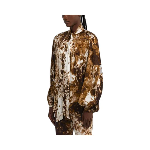 Roberto Cavalli Appaloosa Printed Blouse