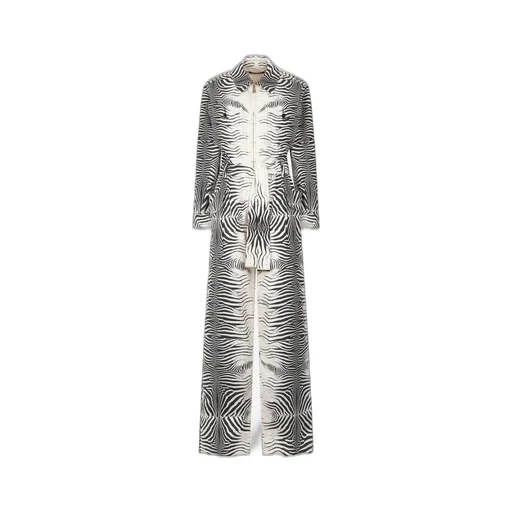 Roberto Cavalli Zebra Print Jumpsuit