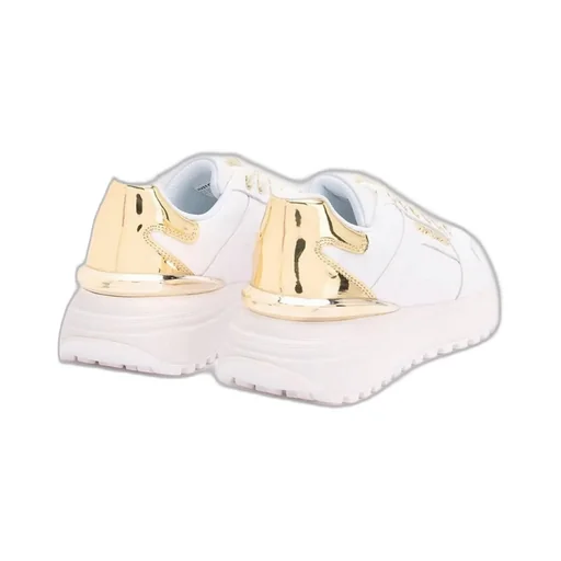 Roberto Cavalli Logo Lettering Lace-Up Sneakers