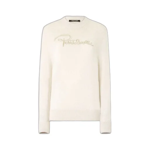 Roberto Cavalli Logo Embroidered Sweater