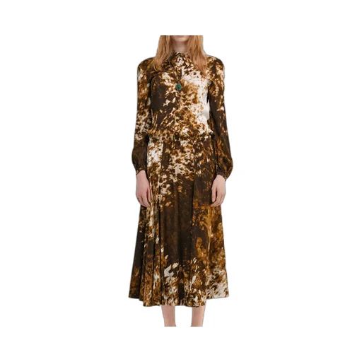 Roberto Cavalli Appaloosa Print Shirt Dress
