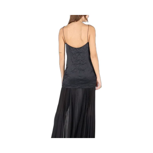 Roberto Cavalli Long Snakeskin-Effect Dress
