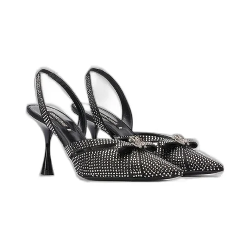 Roberto Cavalli Embelllished Slingbacks Pumps