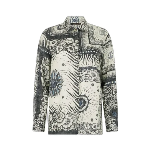 Roberto Cavalli Bandana Printed Blouse