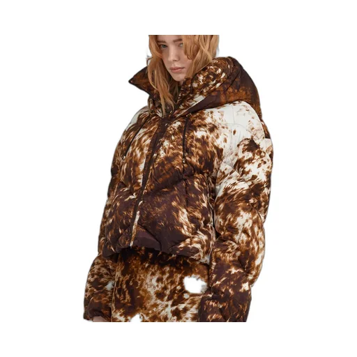 Roberto Cavalli Appaloosa Printed Puffer Jacket