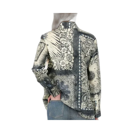 Roberto Cavalli Bandana Printed Blouse