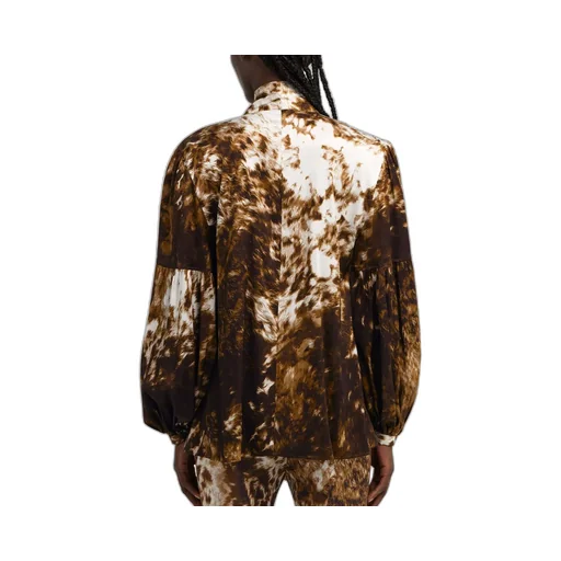 Roberto Cavalli Appaloosa Printed Blouse