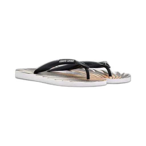 Roberto Cavalli Ray Of Gold Flip Flops