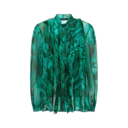 Roberto Cavalli Malachite Printed Blouse