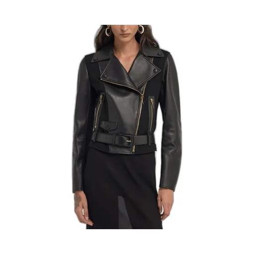 Roberto Cavalli Leather Biker Jacket