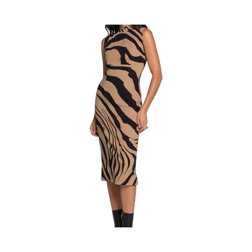 Roberto Cavalli Print Sleeveless Dress