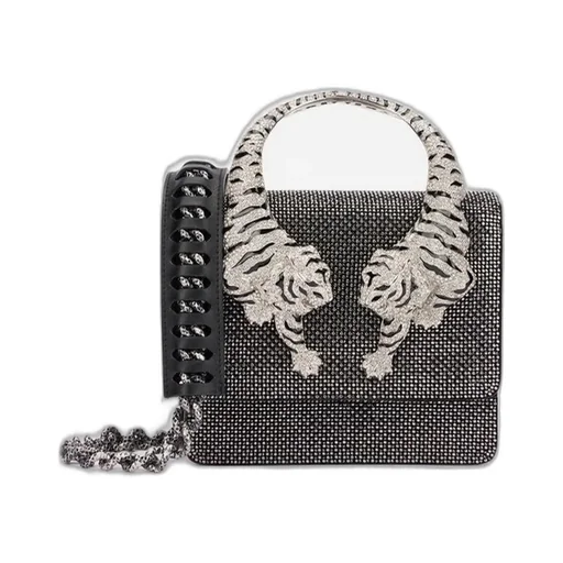 Roberto Cavalli Embellished Roar Mini Bag
