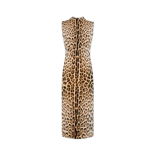 Roberto Cavalli Leopard Print Dress