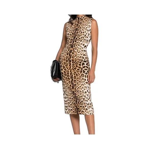 Roberto Cavalli Leopard Print Dress