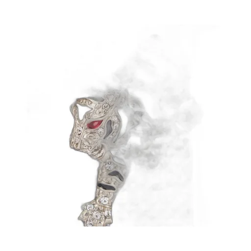 Roberto Cavalli Embellished Tiger Roar Bag