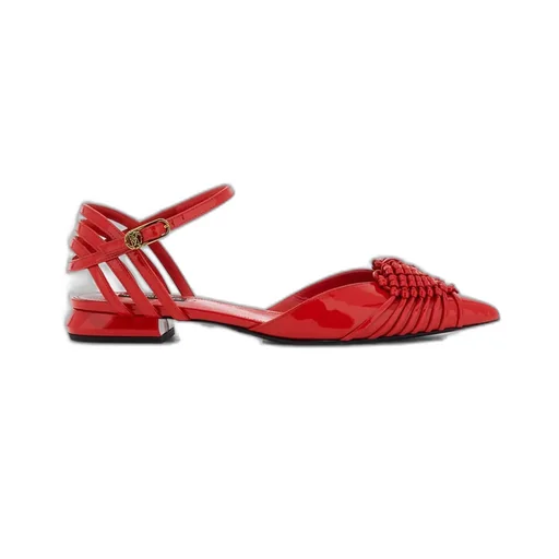 Roberto Cavalli Pointed-Toe Woven Sandals