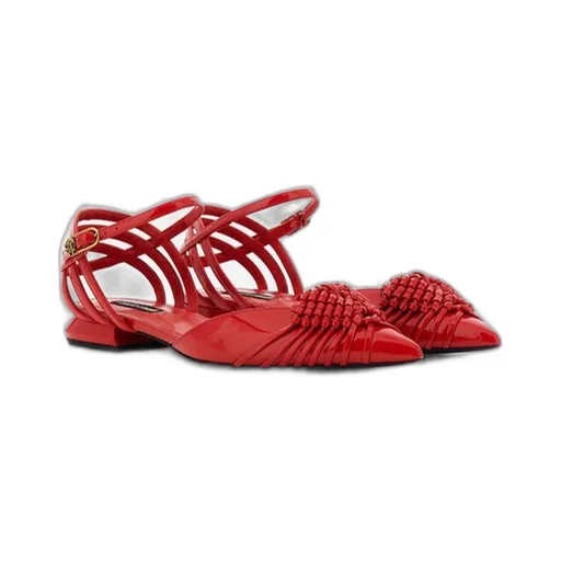 Roberto Cavalli Pointed-Toe Woven Sandals