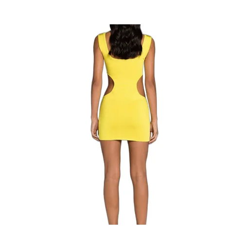 Roberto Cavalli Cut-Out Knit Mini Dress