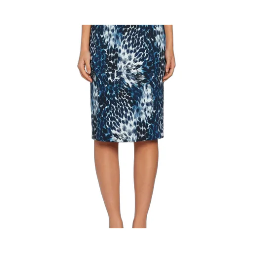 Roberto Cavalli Leopard Print Fitted Skirt