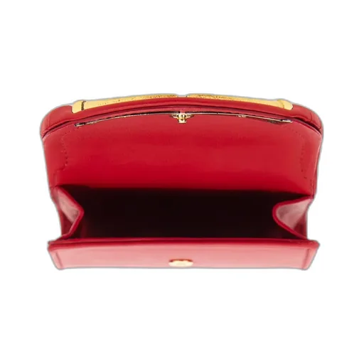 Roberto Cavalli Fang Clasp Card Case