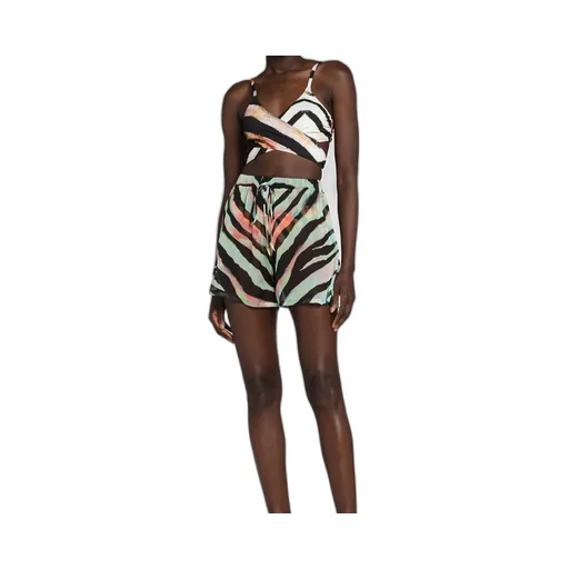 Roberto Cavalli Zebra Print Shorts