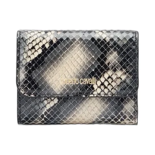 Roberto Cavalli Logo Embossed Wallet