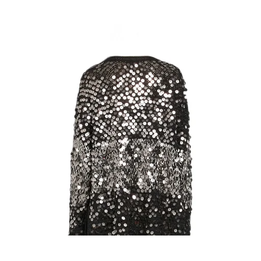 Roberto Cavalli Sequin Embroidered Sweater