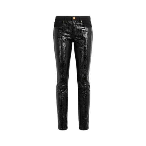 Roberto Cavalli Embossed Trousers