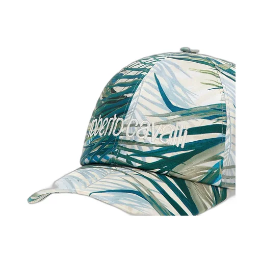 Roberto Cavalli Logo Embroidered Curved Peak Cap