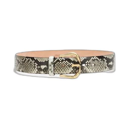 Roberto Cavall Logo Engraved Buckle Fastened Belt